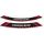 Ratlankio lipdukas PUIG TRACER 9293R, raudonos spalvos set of 8 rim strips