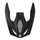 Helmet peak SHOT FURIOUS DUST A05-21OC-A01-P01 black matt