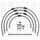 STANDARD Front brake hose kit Venhill POWERHOSEPLUS YAM-11001FB (5 žarnelės rinkinyje) clear hoses, black fittings