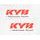 FF Sticker set KYB KYB 170010000702 by TT, raudonos spalvos