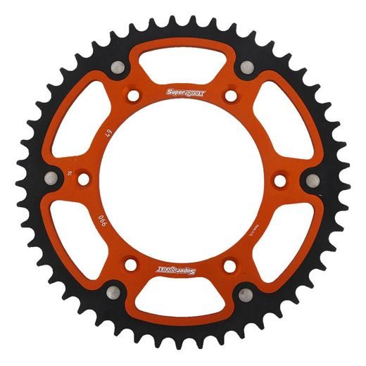 REAR SPROCKET SUPERSPROX STEALTH RST-990:49-ORG, ORANŽINĖS SPALVOS 49T, 520