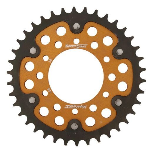 REAR SPROCKET SUPERSPROX STEALTH RST-488:38-GLD, AUKSO SPALVOS 38T, 530