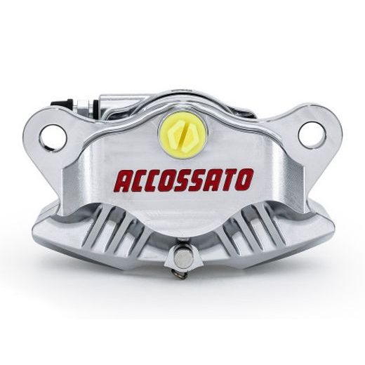 REAR AXIAL BRAKE 2P CALIPER ACCOSSATO PZ016 CNC-MADE WITH 84 MM DISTANCE