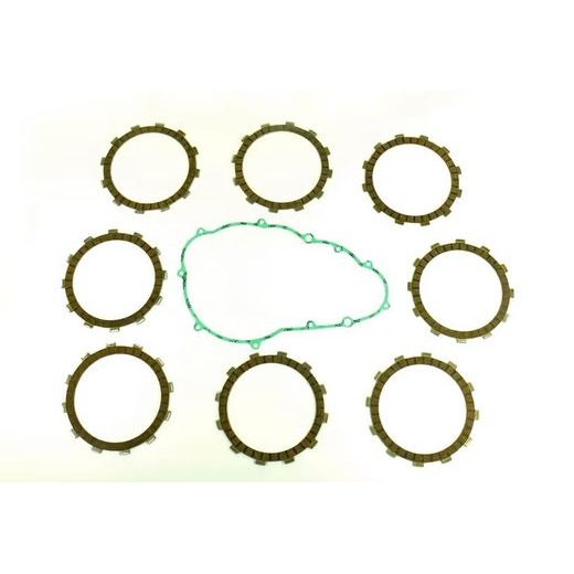 FRICTION PLATES KIT WITH CLUTCH COVER GASKET ATHENA P40230040