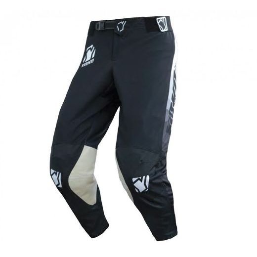 MX PANTS YOKO TWO BLACK/WHITE/GREY 28 DYDŽIO