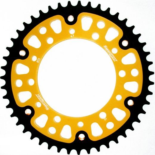 REAR SPROCKET SUPERSPROX STEALTH RST-855:47-GLD, AUKSO SPALVOS 47T, 520