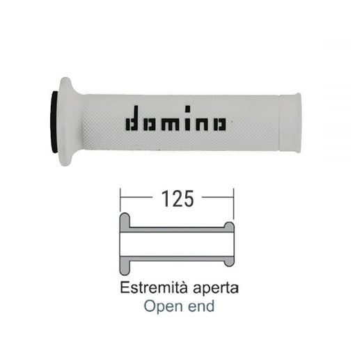 RANKENŲ KOMPLEKTAS VAIRAMS DOMINO 184170090, BALTAI JUODOS SPALVOS DOMINO