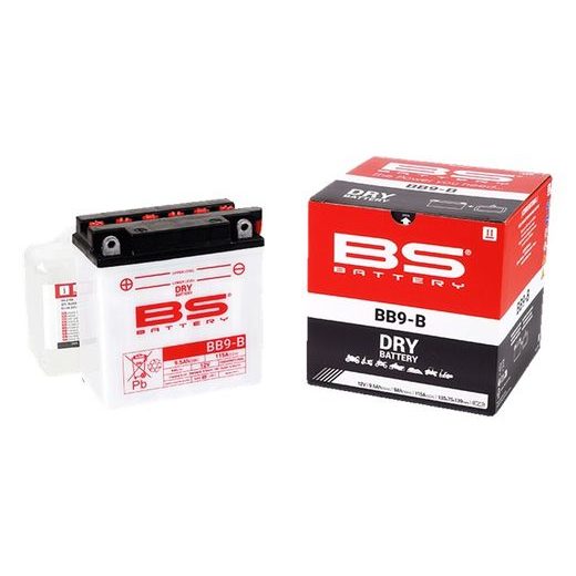 STANDARTINIS AKUMULIATORIUS (SU RŪGŠTIES PAKUOTE) BS-BATTERY BB9-B (YB9-B) ACID PACK INCLUDED
