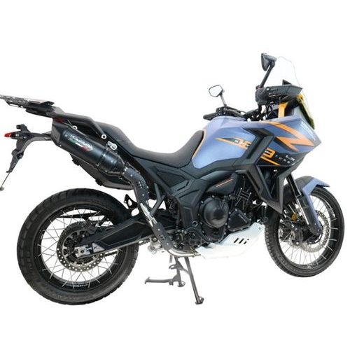 SLIP-ON EXHAUST GPR FURORE-X TITANIO NERO Z.19.FUXTITBL TITANIUM MATTE BLACK INCLUDING REMOVABLE DB KILLER AND LINK PIPE