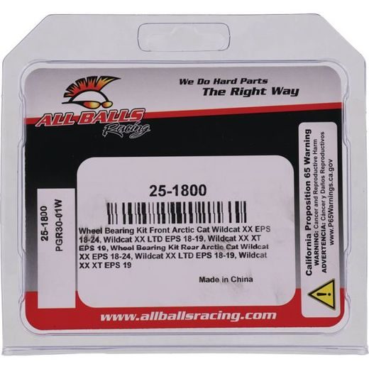 WHEEL BEARING KIT ALL BALLS RACING 25-1800