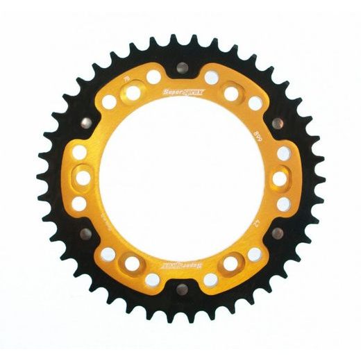 REAR SPROCKET SUPERSPROX STEALTH RST-899:42-GLD, AUKSO SPALVOS 42T, 525