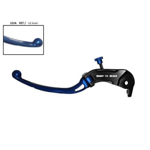 UŽSILENKIANTI SANKABOS RANKENĖLĖ ACCOSSATO LV033 IN ALUMINIUM FOR CLUTCH MASTER CYLINDER, MĖLYNOS SPALVOS