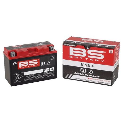 GAMYKLOJE AKTYVUOTAS AKUMULIATORIUS BS-BATTERY BT9B-4 (YT9B-4)