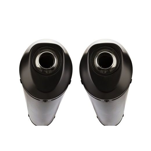 DUAL SLIP-ON EXHAUST GPR GHISA CAT.47.GHI MATTE BLACK