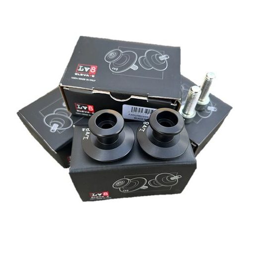 ALUMINIUM BOBBINS LV8 DIAVOL E201/10125N M10X1,25, JUODOS SPALVOS