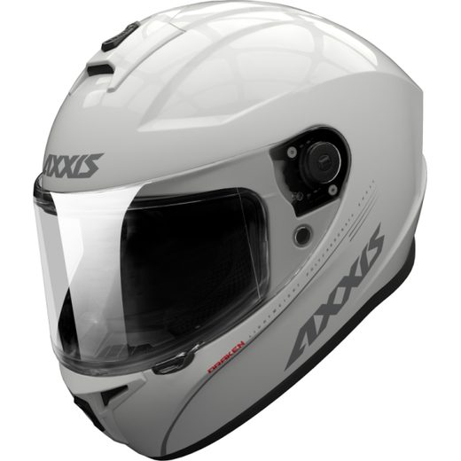 FULL FACE HELMET AXXIS DRAKEN S SOLID GLOSS PEARL WHITE, M DYDŽIO