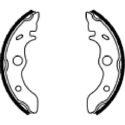 BŪGNINIŲ STABDŽIŲ TRINKELĖS FERODO 225129227