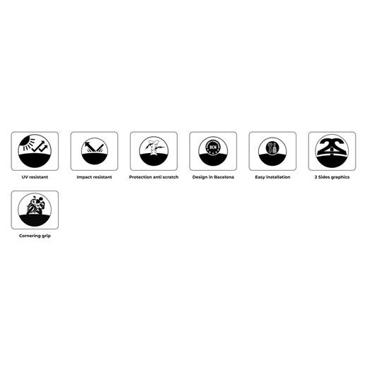 TANK GRIPS PUIG PRO 22161N, JUODOS SPALVOS