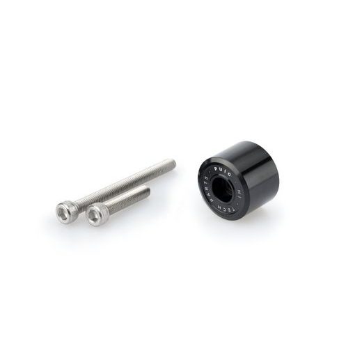 LEFT BAR END WEIGHT PUIG 3774N, JUODOS SPALVOS