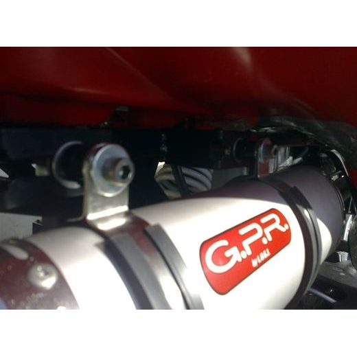 VISAS IŠMETIMO SISTEMOS KOMPLEKTAS GPR DEEPTONE CO.ATV.41.DEATV BRUSHED STAINLESS STEEL INCLUDING REMOVABLE DB KILLER