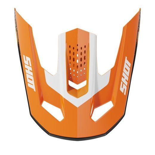 HELMET PEAK SHOT SPEED HYBRID A05-21OB-F04-P01 ORANGE GLOSSY