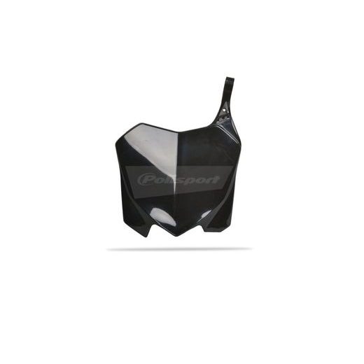 PRIEKINĖ NUMERIO LENTELĖ POLISPORT 8656700002, JUODOS SPALVOS