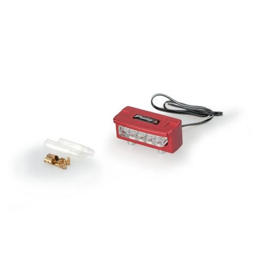 NUMERIŲ APŠVIETIMAS PUIG FLASH 4136R, RAUDONOS SPALVOS ALU WITH LEDS