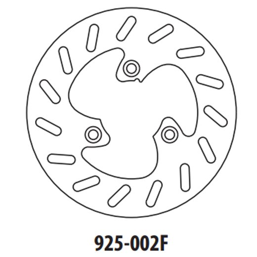 STABDŽIŲ DISKAS GOLDFREN 925-002F PRIEKINIŲ 190 MM