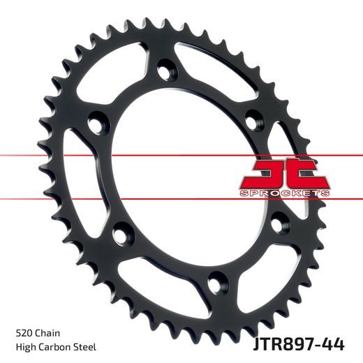 CHAIN KIT EK -, AUKSINĖS SPALVOS CHAIN 520 DEX, X-RING (X, NX, QX, XS), CHK FRONT SPROCKET JT, CHK REAR SPROCKET JT SKIRTAS HUSABERG FC 400 2000