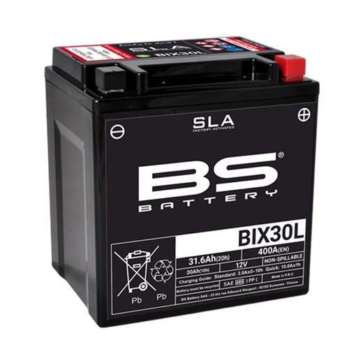 GAMYKLOJE AKTYVUOTAS AKUMULIATORIUS BS-BATTERY BIX30L (FA) (YIX30L (FA)) SLA