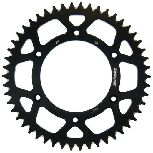 REAR ALU SPROCKET SUPERSPROX RAL-210:50-BLK, JUODOS SPALVOS 50T, 520