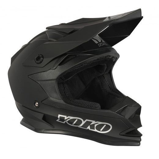 MX HELMET YOKO SCRAMBLE MATTE BLACK, XXL DYDŽIO