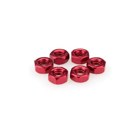 VARŽTAI PUIG ANODIZED 0764R, RAUDONOS SPALVOS M6 (6PCS)