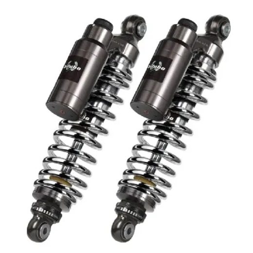 REAR TWINSHOCK BITUBO ADJUSTABLE: SPRING PRELOAD, REBOUND, COMPRESSION, PIGGYBACK TANK CHROME EDITION
