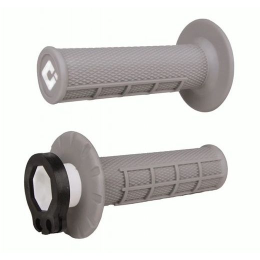 GRIPS SET LOCK-ON ODI MX V2 H36HWG GREY SOFT HALF-WAFFLE