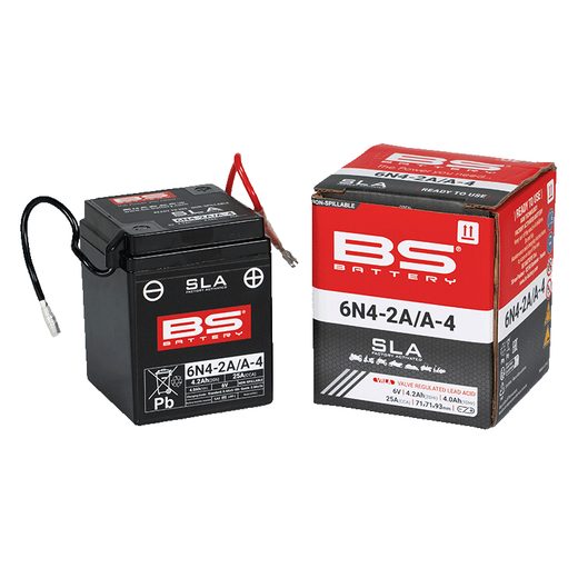 GAMYKLOJE AKTYVUOTAS AKUMULIATORIUS BS-BATTERY 6N4-2A/A-4 (FA) SLA
