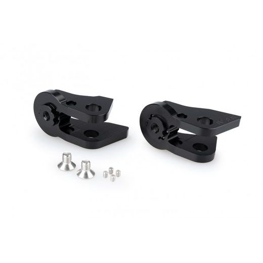 FOOTPEG ADAPTERS PUIG 21231N ADJUSTABLE, JUODOS SPALVOS