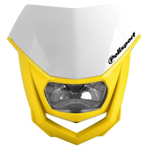 PRIEKINIS ŽIBINTAS POLISPORT HALO 8657400037 WHITE/YELLOW