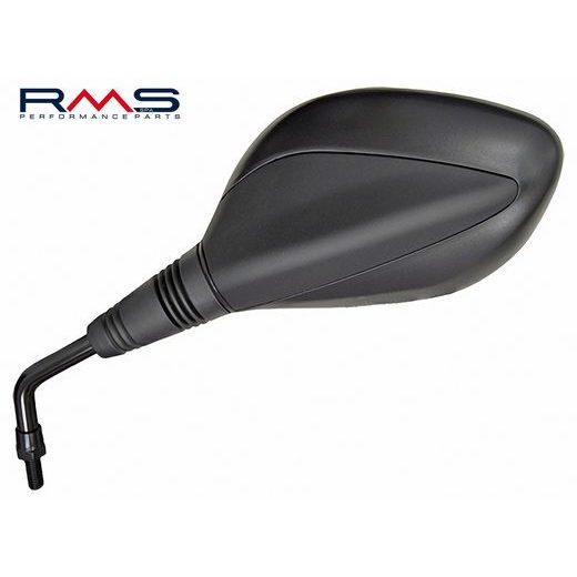 GALINIO VAIZDO VEIDRODIS RMS 122760360 KAIRĖ, JUODOS SPALVOS