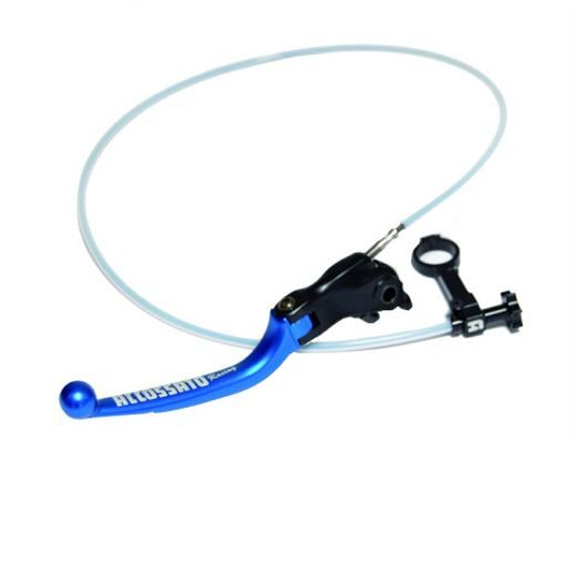 STABDŽIŲ RANKENĖLĖ ACCOSSATO WITH INTEGRATED REMOTE ADJUSTER FOR ORIGINAL BRAKE MASTER CYLINDERS FOLDING BLUE