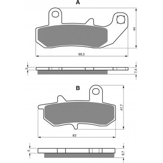 STABDŽIŲ TRINKELĖS GOLDFREN 065 S3