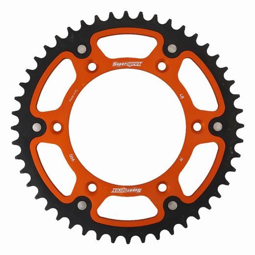 REAR SPROCKET SUPERSPROX STEALTH RST-990:48-ORG, ORANŽINĖS SPALVOS 48T, 520