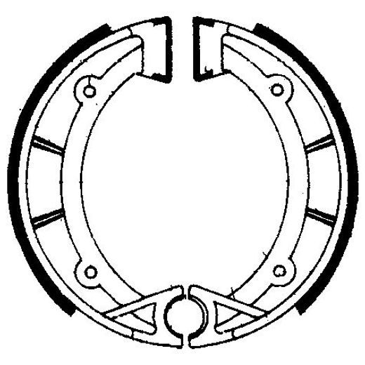 BŪGNINIŲ STABDŽIŲ TRINKELĖS FERODO 225129195