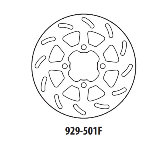 STABDŽIŲ DISKAS GOLDFREN 929-501F PRIEKINIŲ 220 MM