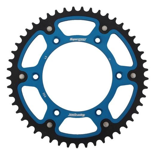 REAR SPROCKET SUPERSPROX STEALTH RST-990:49-BLU, MĖLYNOS SPALVOS 49T, 520