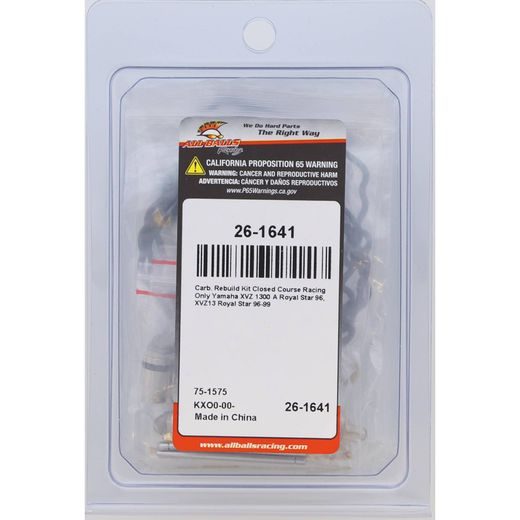 KARBIURATORIAUS REMONTINIS KOMPLEKTAS ALL BALLS RACING CARK26-1641