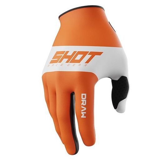 GLOVES SHOT DRAW KID SKY A06-13D1-AK7-05, ORANŽINĖS SPALVOS 12/13
