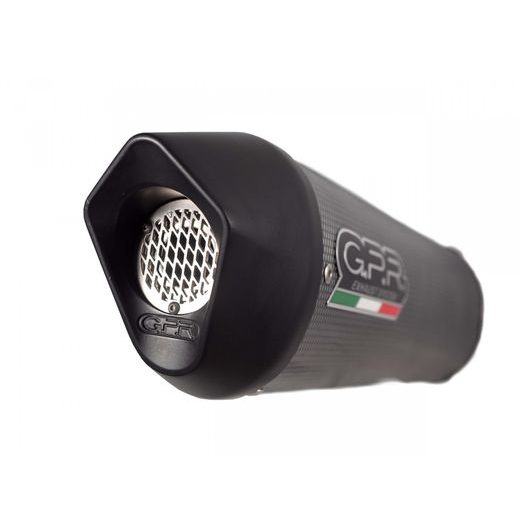 SLIP-ON EXHAUST GPR FURORE EVO4 E5.H.266.FP4 MATTE BLACK INCLUDING REMOVABLE DB KILLER AND LINK PIPE