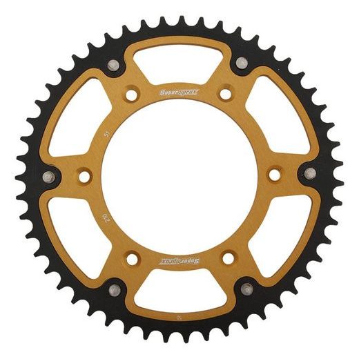 REAR SPROCKET SUPERSPROX STEALTH RST-210:51-GLD, AUKSO SPALVOS 51T, 520