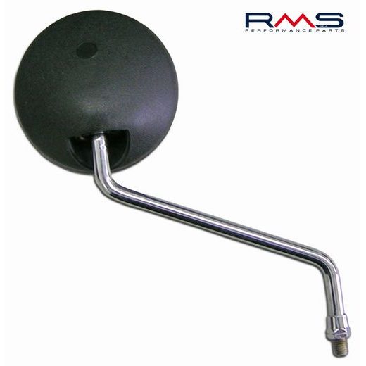 GALINIO VAIZDO VEIDRODIS RMS 122770570 DEŠINĖ BLACK WITH CHROMED SHAFT